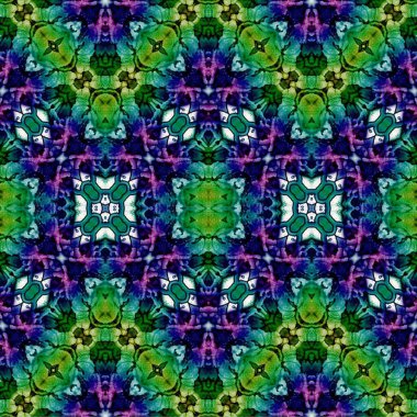 Kusursuz dokuma deseni. Örülmüş arka plan. Halı desensiz. Soyut arkaplan. Sanat kaleydoskobu