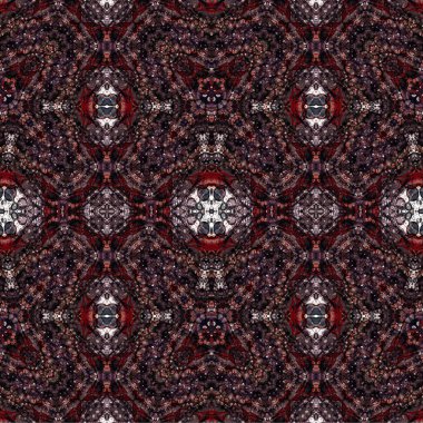 Kusursuz dokuma deseni. Örülmüş arka plan. Halı desensiz. Soyut arkaplan. Sanat kaleydoskobu