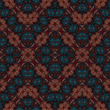 Kusursuz dokuma deseni. Örülmüş arka plan. Halı desensiz. Soyut arkaplan. Sanat kaleydoskobu