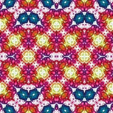 Kusursuz dokuma deseni. Örülmüş arka plan. Halı desensiz. Soyut arkaplan. Sanat kaleydoskobu