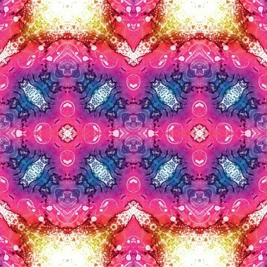 Kusursuz dokuma deseni. Örülmüş arka plan. Halı desensiz. Soyut arkaplan. Sanat kaleydoskobu