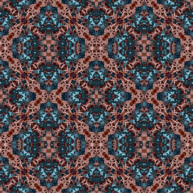 Kusursuz dokuma deseni. Örülmüş arka plan. Halı desensiz. Soyut arkaplan. Sanat kaleydoskobu