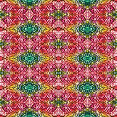 Kusursuz dokuma deseni. Örülmüş arka plan. Halı desensiz. Soyut arkaplan. Sanat kaleydoskobu