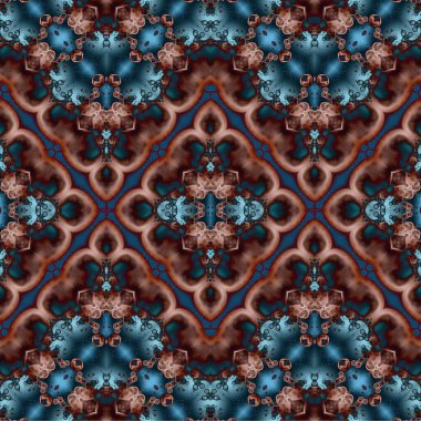 Kusursuz dokuma deseni. Örülmüş arka plan. Halı desensiz. Soyut arkaplan. Sanat kaleydoskobu