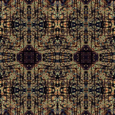 Kusursuz dokuma deseni. Örülmüş arka plan. Halı desensiz. Soyut arkaplan. Sanat kaleydoskobu