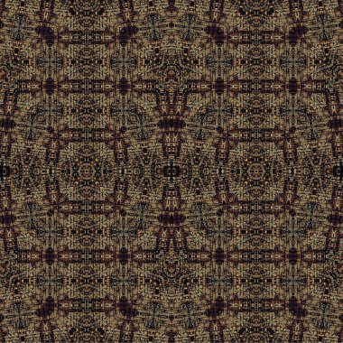 Kusursuz dokuma deseni. Örülmüş arka plan. Halı desensiz. Soyut arkaplan. Sanat kaleydoskobu