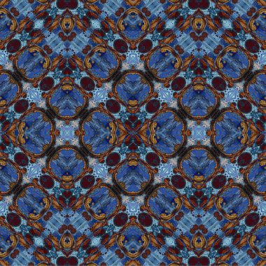 Kusursuz dokuma deseni. Örülmüş arka plan. Halı desensiz. Soyut arkaplan. Sanat kaleydoskobu