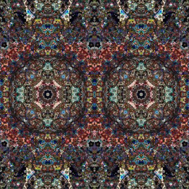 Kusursuz dokuma deseni. Örülmüş arka plan. Halı desensiz. Soyut arkaplan. Sanat kaleydoskobu