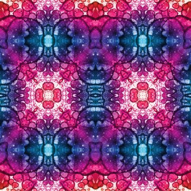 Kusursuz dokuma deseni. Örülmüş arka plan. Halı desensiz. Soyut arkaplan. Sanat kaleydoskobu