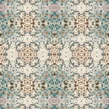 Kusursuz dokuma deseni. Örülmüş arka plan. Halı desensiz. Soyut arkaplan. Sanat kaleydoskobu