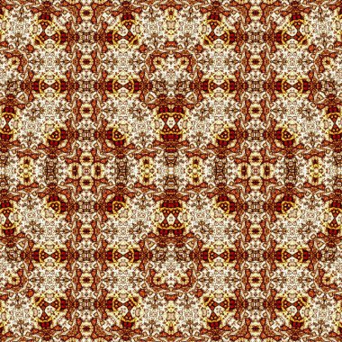 Kusursuz dokuma deseni. Örülmüş arka plan. Halı desensiz. Soyut arkaplan. Sanat kaleydoskobu