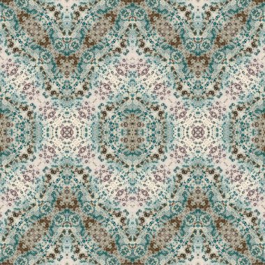 Kusursuz dokuma deseni. Örülmüş arka plan. Halı desensiz. Soyut arkaplan. Sanat kaleydoskobu