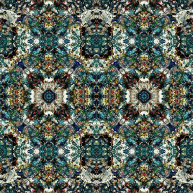 Kusursuz dokuma deseni. Örülmüş arka plan. Halı desensiz. Soyut arkaplan. Sanat kaleydoskobu