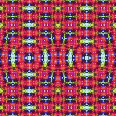 Kusursuz dokuma deseni. Örülmüş arka plan. Halı desensiz. Soyut arkaplan. Sanat kaleydoskobu