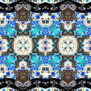 Kusursuz dokuma deseni. Örülmüş arka plan. Halı desensiz. Soyut arkaplan. Sanat kaleydoskobu