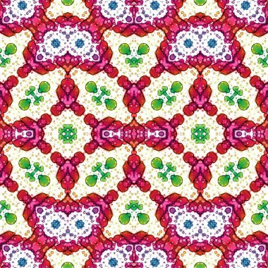 Kusursuz dokuma deseni. Örülmüş arka plan. Halı desensiz. Soyut arkaplan. Sanat kaleydoskobu