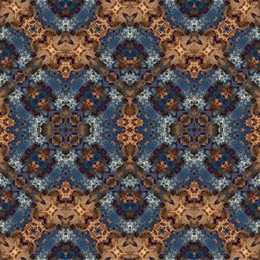 Kusursuz dokuma deseni. Örülmüş arka plan. Halı desensiz. Soyut arkaplan. Sanat kaleydoskobu