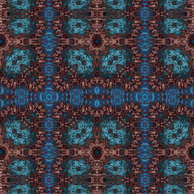 Kusursuz dokuma deseni. Örülmüş arka plan. Halı desensiz. Soyut arkaplan. Sanat kaleydoskobu