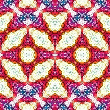 Kusursuz dokuma deseni. Örülmüş arka plan. Halı desensiz. Soyut arkaplan. Sanat kaleydoskobu