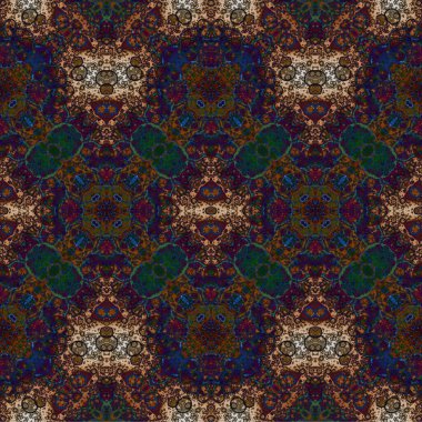 Kusursuz dokuma deseni. Örülmüş arka plan. Halı desensiz. Soyut arkaplan. Sanat kaleydoskobu