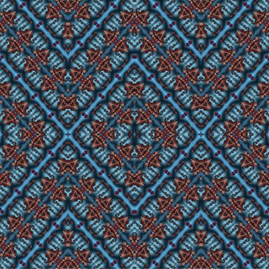 Kusursuz dokuma deseni. Örülmüş arka plan. Halı desensiz. Soyut arkaplan. Sanat kaleydoskobu