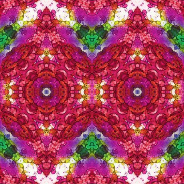 Kusursuz dokuma deseni. Örülmüş arka plan. Halı desensiz. Soyut arkaplan. Sanat kaleydoskobu