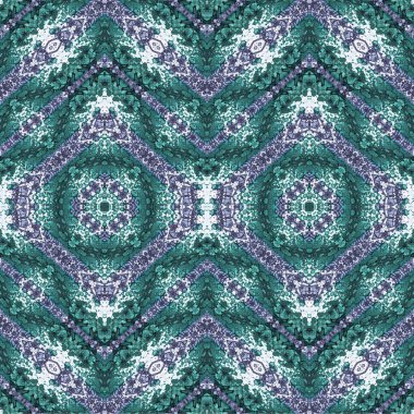 Kusursuz dokuma deseni. Örülmüş arka plan. Halı desensiz. Soyut arkaplan. Sanat kaleydoskobu