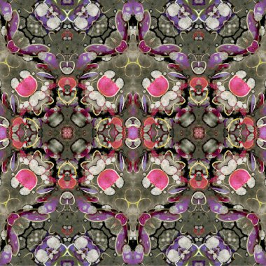 Kusursuz dokuma deseni. Örülmüş arka plan. Halı desensiz. Soyut arkaplan. Sanat kaleydoskobu