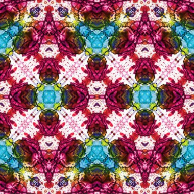 Kusursuz dokuma deseni. Örülmüş arka plan. Halı desensiz. Soyut arkaplan. Sanat kaleydoskobu