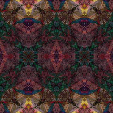 Kusursuz dokuma deseni. Örülmüş arka plan. Halı desensiz. Soyut arkaplan. Sanat kaleydoskobu