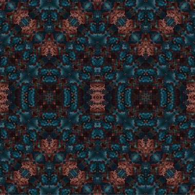 Kusursuz dokuma deseni. Örülmüş arka plan. Halı desensiz. Soyut arkaplan. Sanat kaleydoskobu