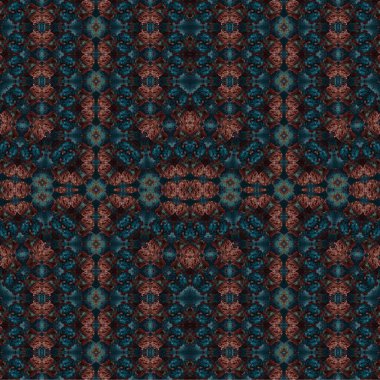 Kusursuz dokuma deseni. Örülmüş arka plan. Halı desensiz. Soyut arkaplan. Sanat kaleydoskobu