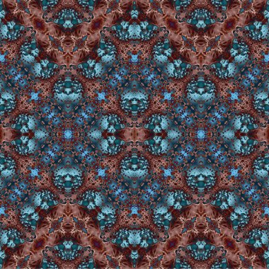 Kusursuz dokuma deseni. Örülmüş arka plan. Halı desensiz. Soyut arkaplan. Sanat kaleydoskobu