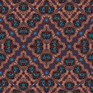 Kusursuz dokuma deseni. Örülmüş arka plan. Halı desensiz. Soyut arkaplan. Sanat kaleydoskobu