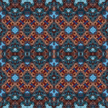 Kusursuz dokuma deseni. Örülmüş arka plan. Halı desensiz. Soyut arkaplan. Sanat kaleydoskobu