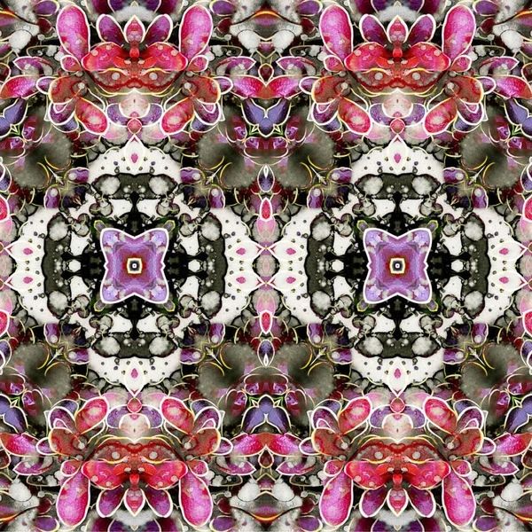 Kusursuz dokuma deseni. Örülmüş arka plan. Halı desensiz. Soyut arkaplan. Sanat kaleydoskobu