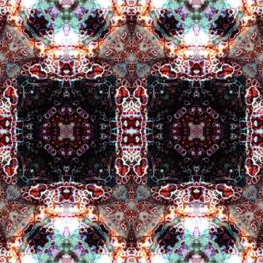 Kusursuz dokuma deseni. Örülmüş arka plan. Halı desensiz. Soyut arkaplan. Sanat kaleydoskobu