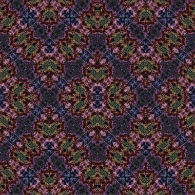 Kusursuz dokuma deseni. Örülmüş arka plan. Halı desensiz. Soyut arkaplan. Sanat kaleydoskobu