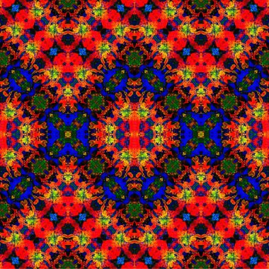 Kusursuz dokuma deseni. Örülmüş arka plan. Halı desensiz. Soyut arkaplan. Sanat kaleydoskobu