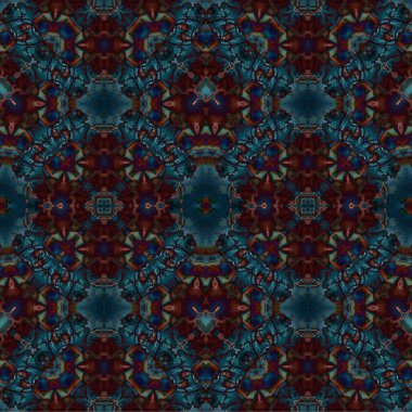 Kusursuz dokuma deseni. Örülmüş arka plan. Halı desensiz. Soyut arkaplan. Sanat kaleydoskobu