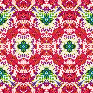 Kusursuz dokuma deseni. Örülmüş arka plan. Halı desensiz. Soyut arkaplan. Sanat kaleydoskobu