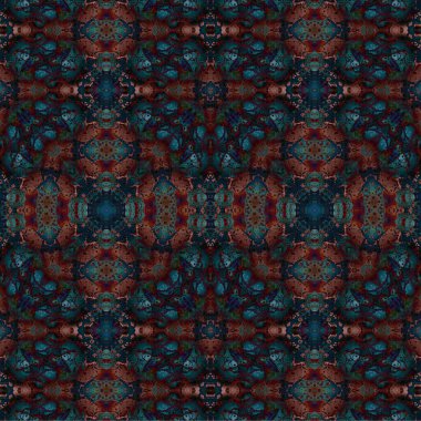 Kusursuz dokuma deseni. Örülmüş arka plan. Halı desensiz. Soyut arkaplan. Sanat kaleydoskobu