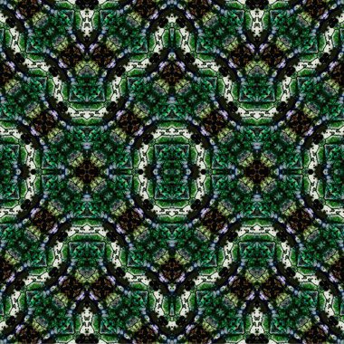 Kusursuz dokuma deseni. Örülmüş arka plan. Halı desensiz. Soyut arkaplan. Sanat kaleydoskobu