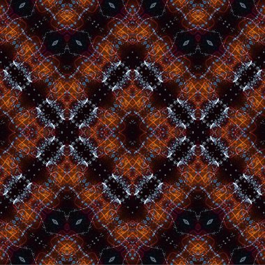 Kusursuz dokuma deseni. Örülmüş arka plan. Halı desensiz. Soyut arkaplan. Sanat kaleydoskobu