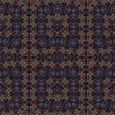 Kusursuz dokuma deseni. Örülmüş arka plan. Halı desensiz. Soyut arkaplan. Sanat kaleydoskobu