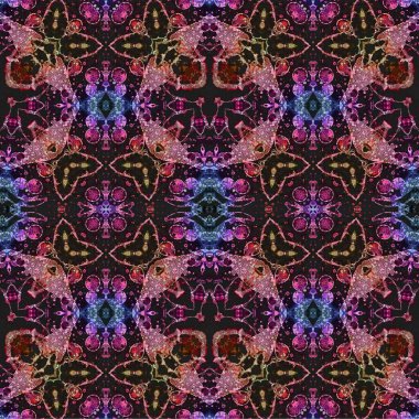 Kusursuz dokuma deseni. Örülmüş arka plan. Halı desensiz. Soyut arkaplan. Sanat kaleydoskobu