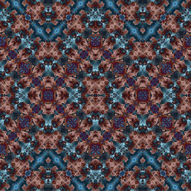 Kusursuz dokuma deseni. Örülmüş arka plan. Halı desensiz. Soyut arkaplan. Sanat kaleydoskobu