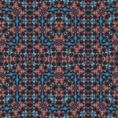 Kusursuz dokuma deseni. Örülmüş arka plan. Halı desensiz. Soyut arkaplan. Sanat kaleydoskobu