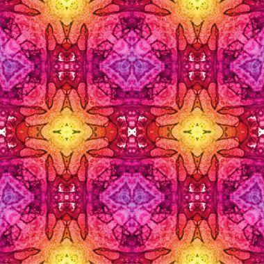 Kusursuz dokuma deseni. Örülmüş arka plan. Halı desensiz. Soyut arkaplan. Sanat kaleydoskobu