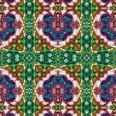 Kusursuz dokuma deseni. Örülmüş arka plan. Halı desensiz. Soyut arkaplan. Sanat kaleydoskobu